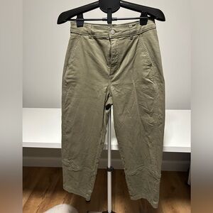 Everlane Olive Cropped Pants